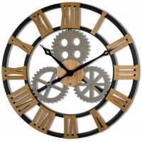 Dizajnové nástenné hodiny Industrial 2. z229-1a1d 80 cm, šedá Dizajnové nástenné hodiny Industrial 2. z229-1a1d 80 cm, šedá