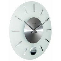 Nástenné hodiny 3145 Nextime Stripe Pendulum 40cm