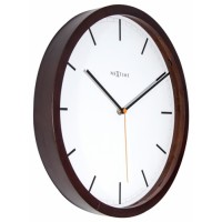 Nástenné hodiny 3156br Nextime Company Wood 35cm