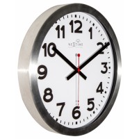 Nástenné hodiny riadené signálom DCF 3999arrc Nextime Station Number 35cm