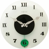 Nástenné kyvadlové hodiny 8635 Nextime Milano Color 35cm