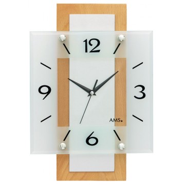 Nástenné hodiny 5507 AMS riadené rádiovým signálom 40cm Nástenné hodiny 5507 AMS riadené rádiovým signálom 40cm