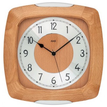 Nástenné hodiny 5804/18 AMS rádiom riadené 28cm