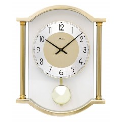 Dizajnové nástenné kyvadlové hodiny 7449 AMS 33cm Dizajnové nástenné kyvadlové hodiny 7449 AMS 33cm
