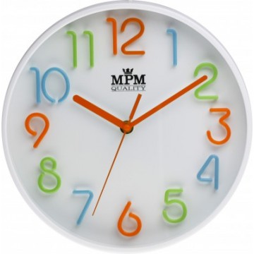 Detské nástenné hodiny MPM, 3224, 25cm Detské nástenné hodiny MPM, 3224, 25cm