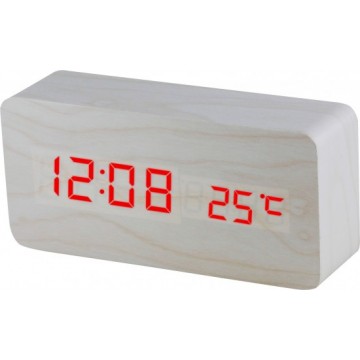 Digitálny LED budík MPM s dátumom a teplomerom C02.3564.00 RED Digitálny LED budík MPM s dátumom a teplomerom C02.3564.00 RED