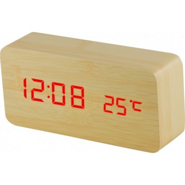 Digitálny LED budík s dátumom a teplomerom Isot7037, RED Digitálny LED budík s dátumom a teplomerom Isot7037, RED