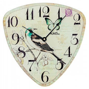 Dizajnové nástenné hodiny 9480 AMS 30cm