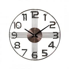 Dizajnové nástenné hodiny JVD HT051.4, antracit 40cm