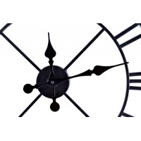 Nástenné hodiny Romain 50 cm, čierne Nástenné hodiny Romain 50 cm, čierne