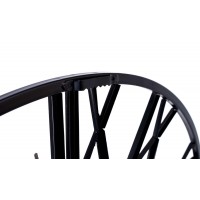 Nástenné hodiny Romain 50 cm, čierne Nástenné hodiny Romain 50 cm, čierne