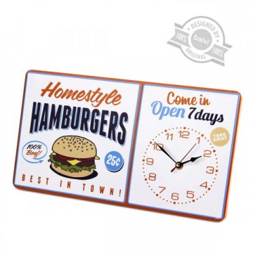 Hodiny Balvi Hamburgers 40cm Hodiny Balvi Hamburgers 40cm