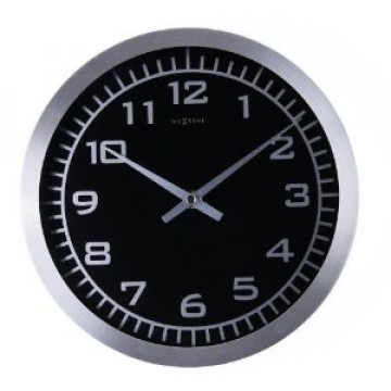 Hodiny na stenu Nextime Blacky 2953 25cm Hodiny na stenu Nextime Blacky 2953 25cm