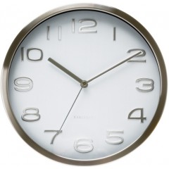 Hodiny na stenu Karlsson 4460 white 29cm