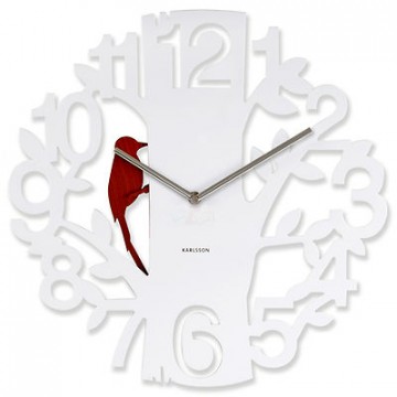 Hodiny na stenu s kyvadlom 5393WH Karlsson 42 cm Hodiny na stenu s kyvadlom 5393WH Karlsson 42 cm