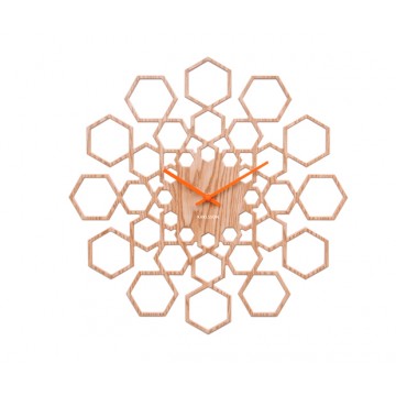 Hodiny na stenu Karlsson KA5639WD, Sunshine Hexagon, 48cm