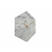 Nástenné hodiny KA5591WH, Karlsson, Marble Hexagon, 29cm