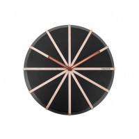 Nástenné hodiny Lines Black, Karlsson 5829, 35cm