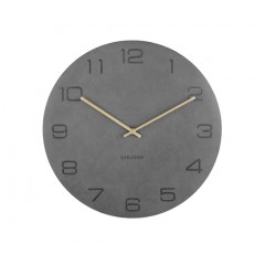 Nástenne hodiny Karlsson KA5667GY Vigorous 40cm