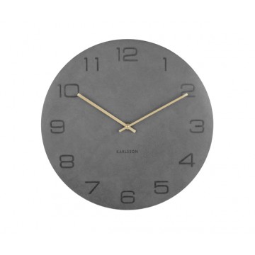 Nástenne hodiny Karlsson KA5667GY Vigorous 40cm