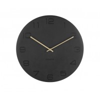 Nástenné hodiny Karlsson KA5667BK Vigorous 40cm Nástenné hodiny Karlsson KA5667BK Vigorous 40cm