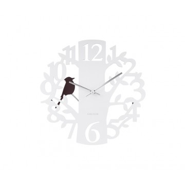 Kyvadlové nástenné hodiny Woodpecker 5690WH Karlsson 40cm Kyvadlové nástenné hodiny Woodpecker 5690WH Karlsson 40cm