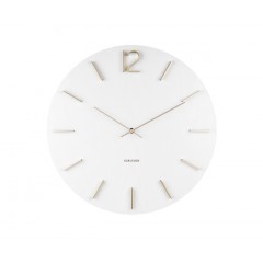 Nástenne hodiny Karlsson KA5697WH MEEK 50cm