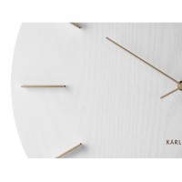 Nástenne hodiny Karlsson KA5697WH MEEK 50cm