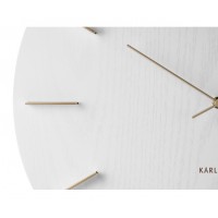 Nástenne hodiny Karlsson KA5697WH MEEK 50cm