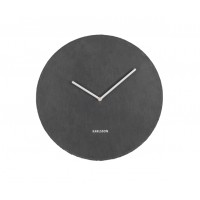 Bridlicové nástenné hodiny KA5714BK Karlsson 40cm