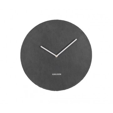 Bridlicové nástenné hodiny KA5714BK Karlsson 40cm