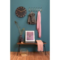 Nástenné hodiny Karlsson Charm KA5716BK (45 cm) - čierno-zlaté Nástenné hodiny Karlsson Charm KA5716BK (45 cm) - čierno-zlaté