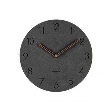 Nástenné hodiny Karlsson KA5734BK Dura 29cm