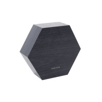 Budík Hexagon KA5651BK, čierny Budík Hexagon KA5651BK, čierny