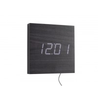 Dizajnové LED nástenné hodiny 5804BK Karlsson 20cm