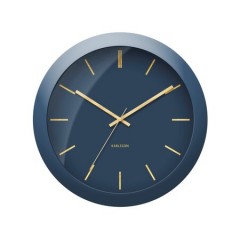 Nástenné hodiny Karlsson Globe 5840BL, 40 cm