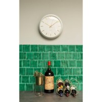 Nástenné hodiny Karlsson Globe 5840WH, 40 cm