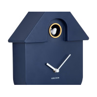 Moderné kukučkové hodiny Karlsson KA5768BL Modern Cuckoo | Modré s kyvadlom