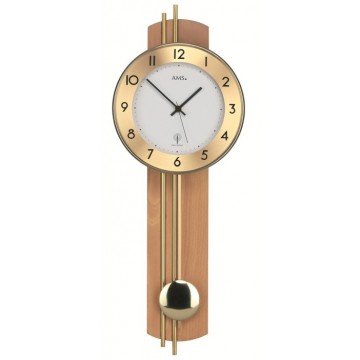 Kyvadlové hodiny 5266/18 AMS riadené rádiovým signálom 62cm