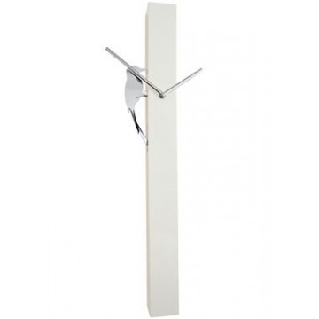 Kyvadlové nástenné hodiny 24595 Balvi Woodpecker white 65cm