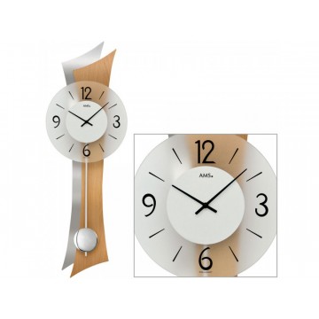 Kyvadlové nástenné hodiny 7425 AMS 70cm Kyvadlové nástenné hodiny 7425 AMS 70cm
