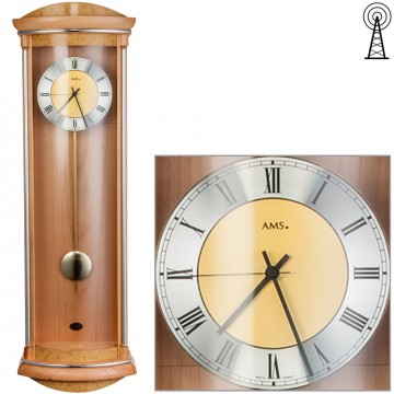 Kyvadlové nástenné hodiny 5080/16 AMS riadené rádiovým signálom, 82cm Kyvadlové nástenné hodiny 5080/16 AMS riadené rádiovým signálom, 82cm