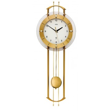 Kyvadlové nástenné hodiny 5257 AMS riadené rádiovým signálom 68cm Kyvadlové nástenné hodiny 5257 AMS riadené rádiovým signálom 68cm