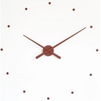 NOMON OJ Dizajnové nástenné hodiny čokoláda 50 cm