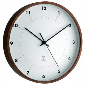 Nástenné DCF hodiny TFA Wood 26 cm Nástenné DCF hodiny TFA Wood 26 cm