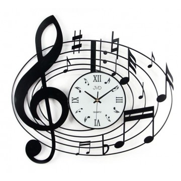 Nástenné dizajnové hodiny JVD HJ03 Music 55cm Nástenné dizajnové hodiny JVD HJ03 Music 55cm