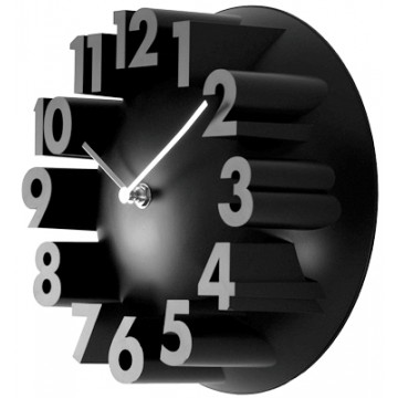 Nástenné hodiny 24288 Balvi black 22cm