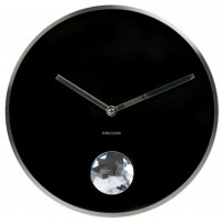 Kyvadlové nástenné hodiny 5334Bk Karlsson 35cm