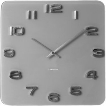 Nástenné hodiny Karlsson KA5488GY Vintage grey 35cm