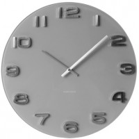 Nástenné hodiny Karlsson KA5489GY Vintage grey 35cm Nástenné hodiny Karlsson KA5489GY Vintage grey 35cm